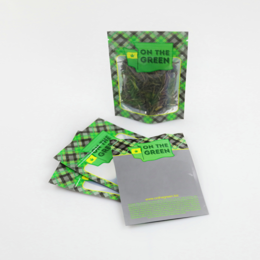 Custom Printed Stand up Pouches Cannabis Bag Manufacturer