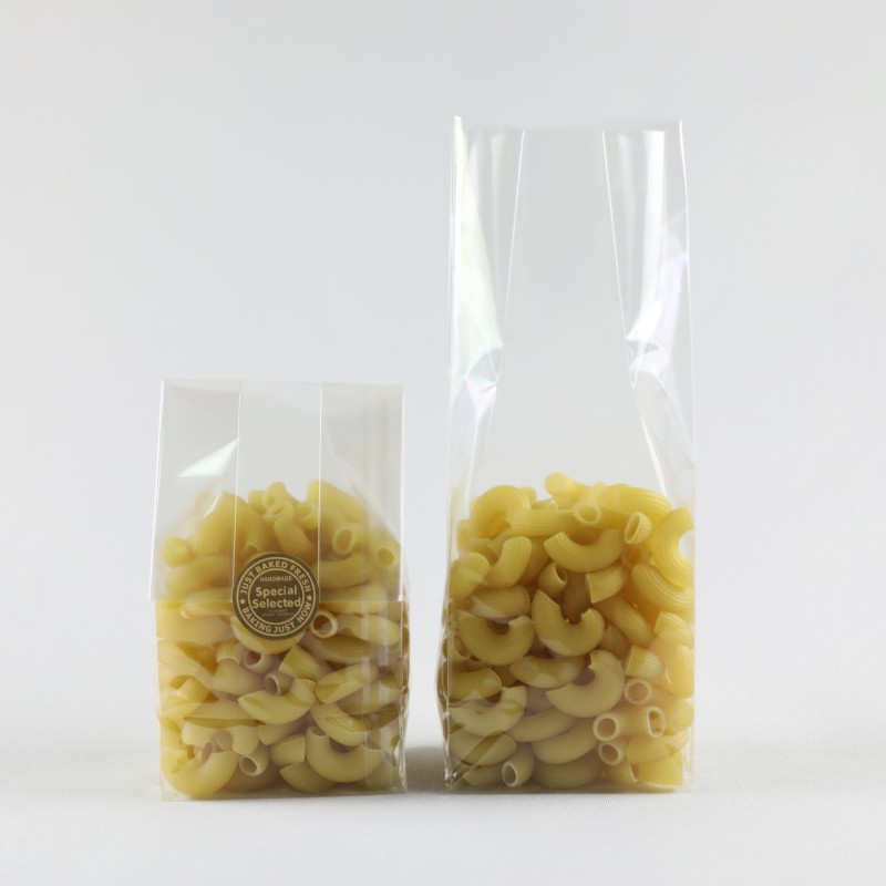 Bottom Gusset Bag Plastic Bag for Pasta Single Part