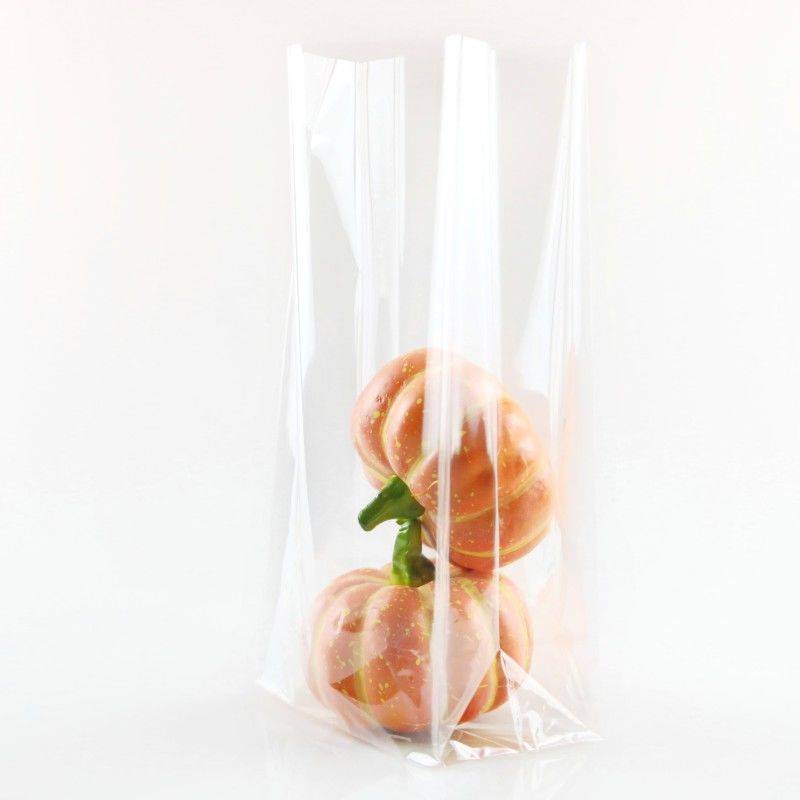 Clear Cellophane gusseted bag for sweets